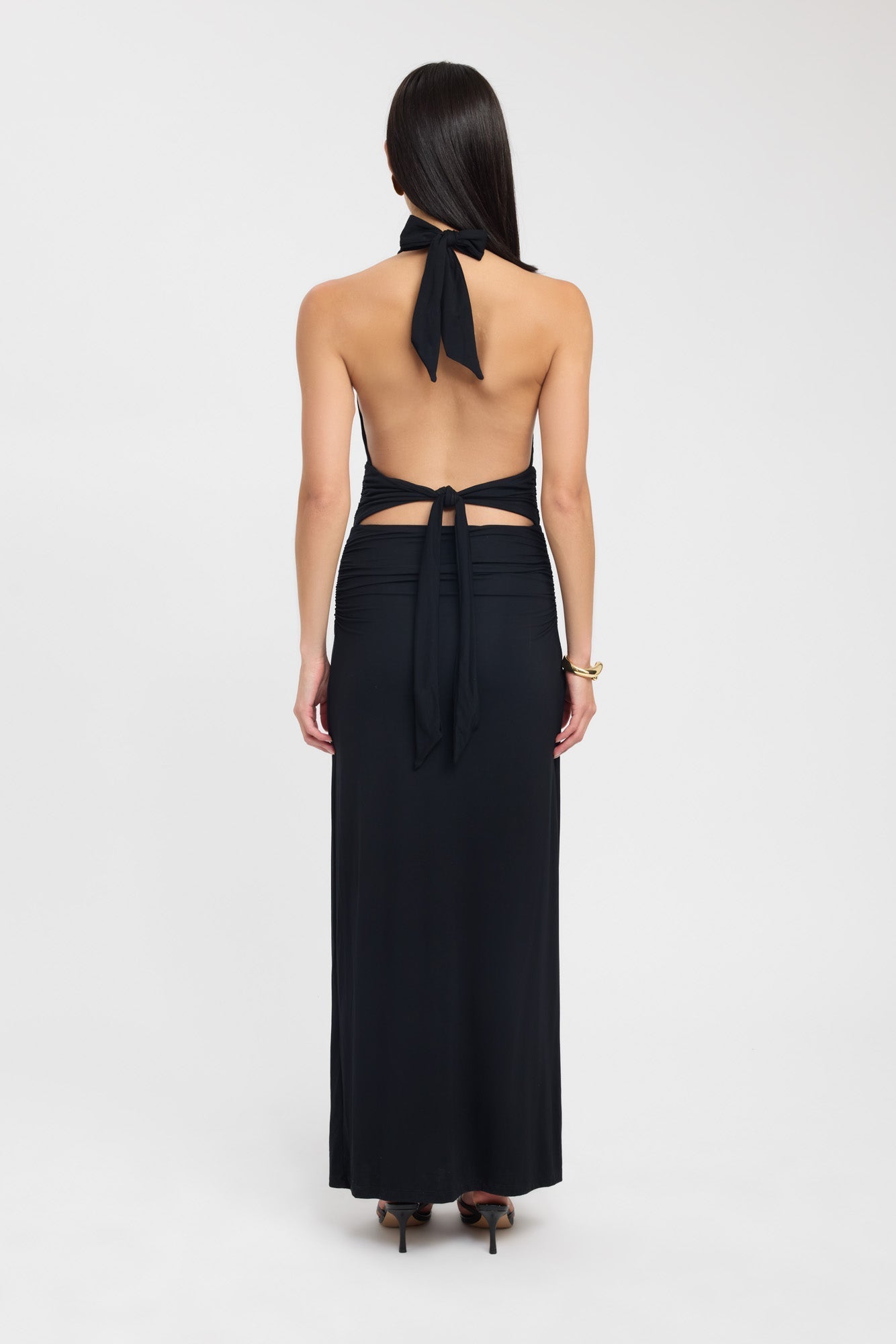Sariah | Elegant Halter Maxi Dress
