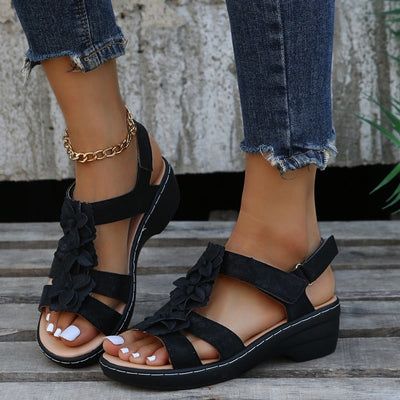 Burgundy Sandals - orthopedic