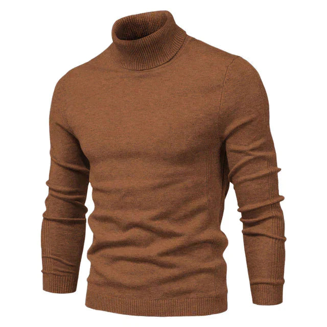 Warmer - Jersey De Cuello Alto De Merino Para Hombre Con Estilo