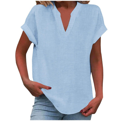 Aafke | Relaxed Blouse with V-Neck