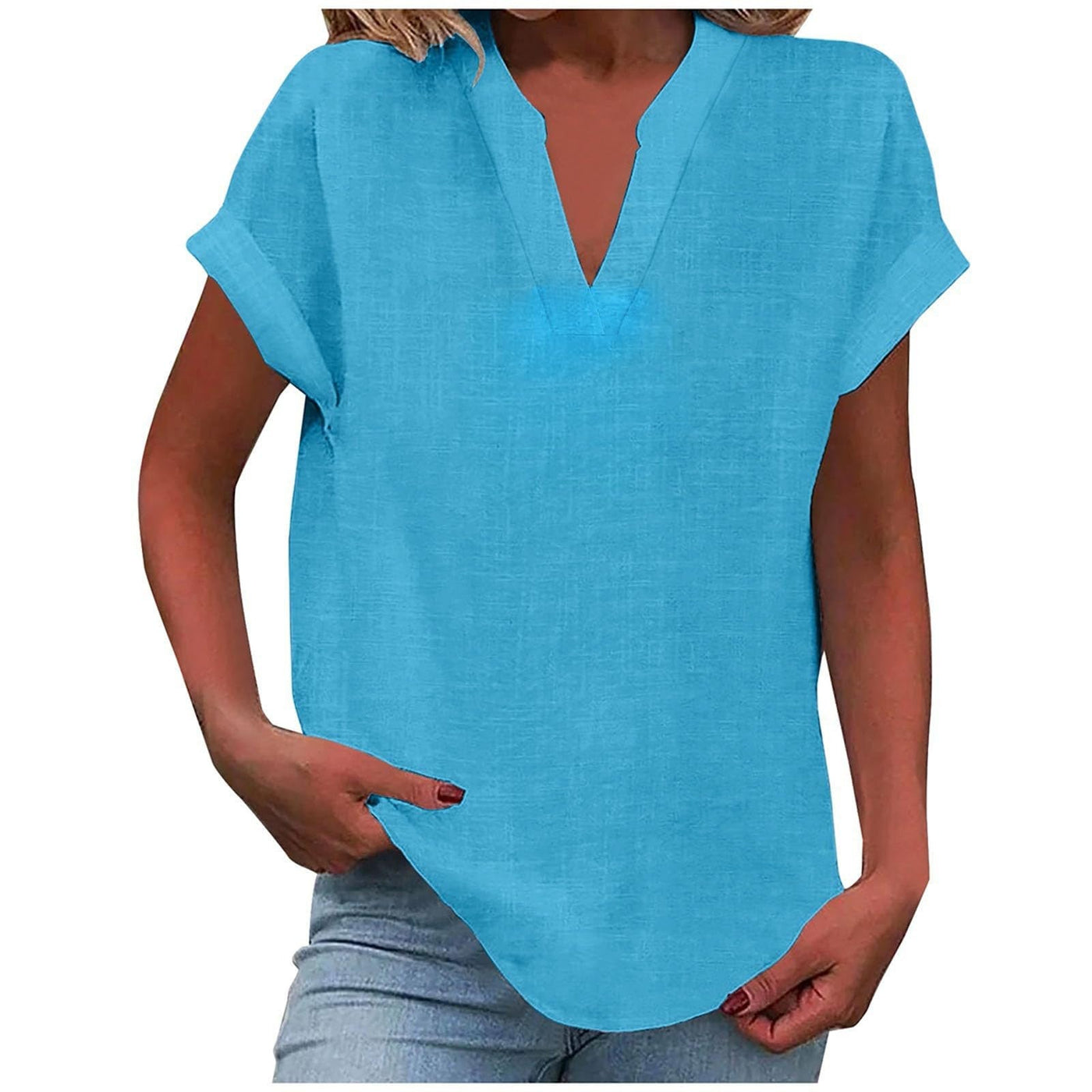 Aafke | Relaxed Blouse with V-Neck