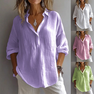 Tirsa - Blouse with Relaxed Elegance
