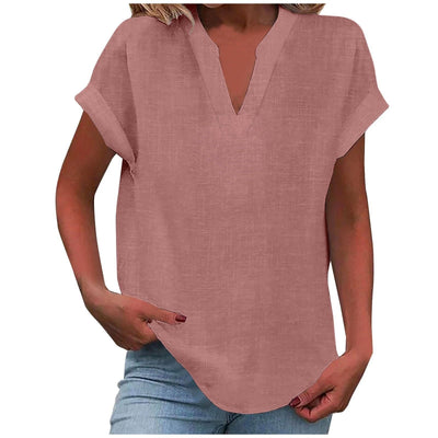 Aafke | Relaxed Blouse with V-Neck