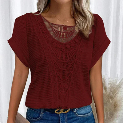 Estelle - Elegant blouse in Ibiza style
