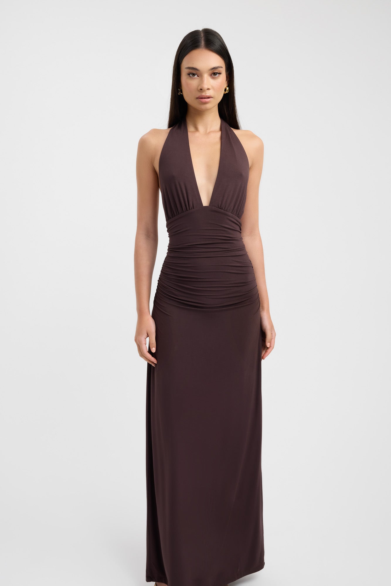 Sariah | Elegant Halter Maxi Dress