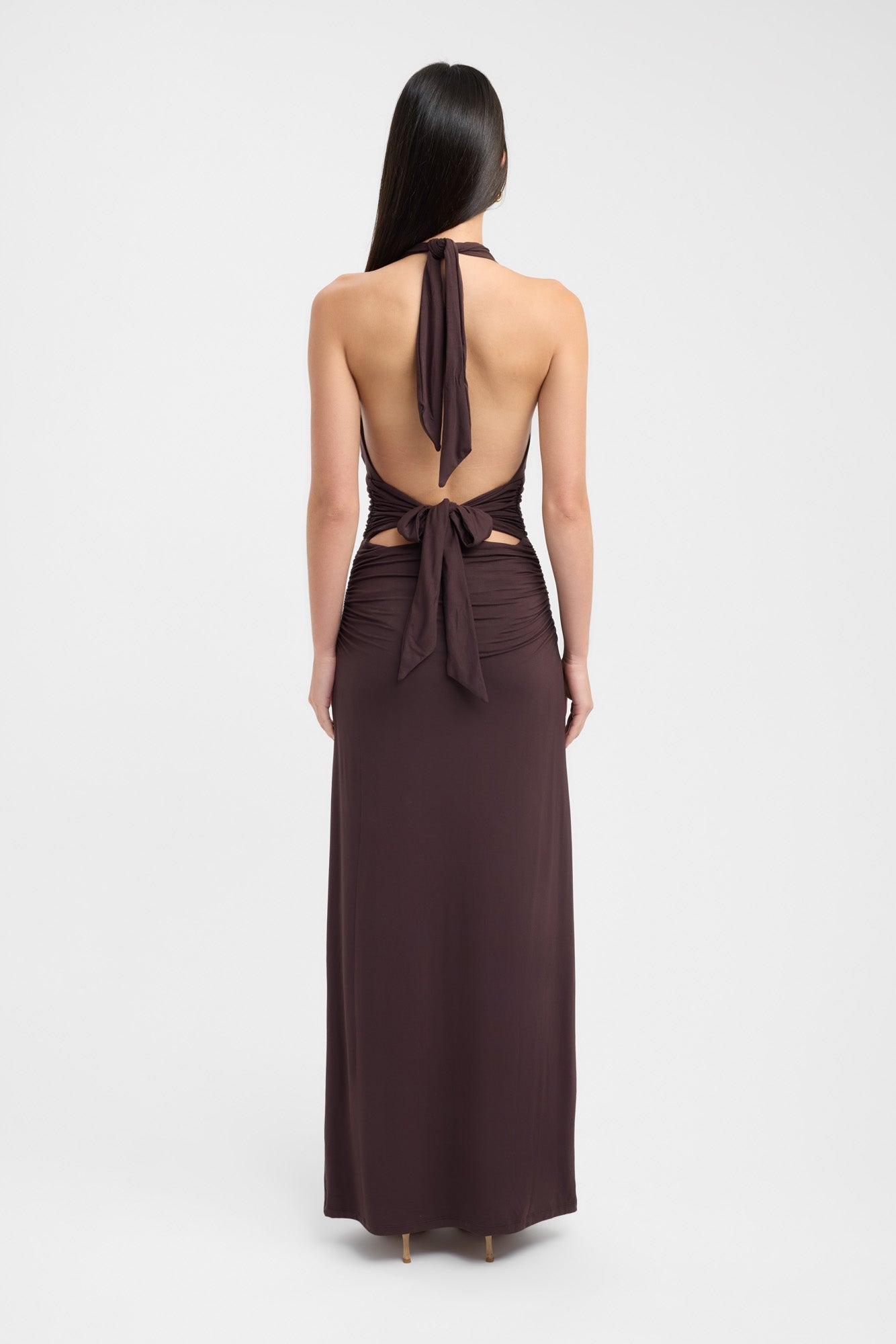 Sariah | Elegant Halter Maxi Dress