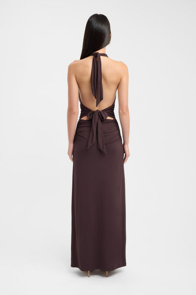 Sariah | Elegant Halter Maxi Dress