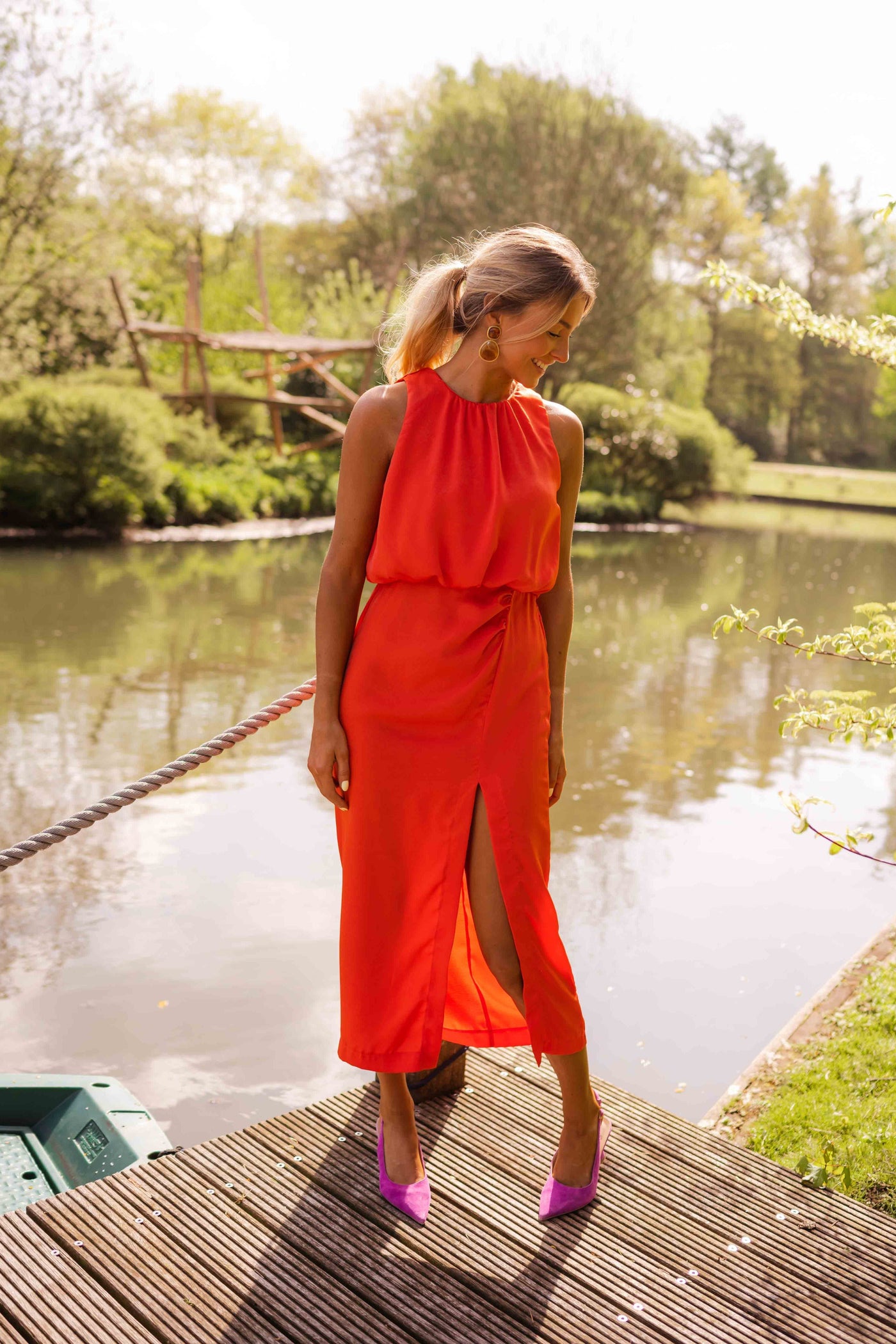 Elegant Summer Midi Dress