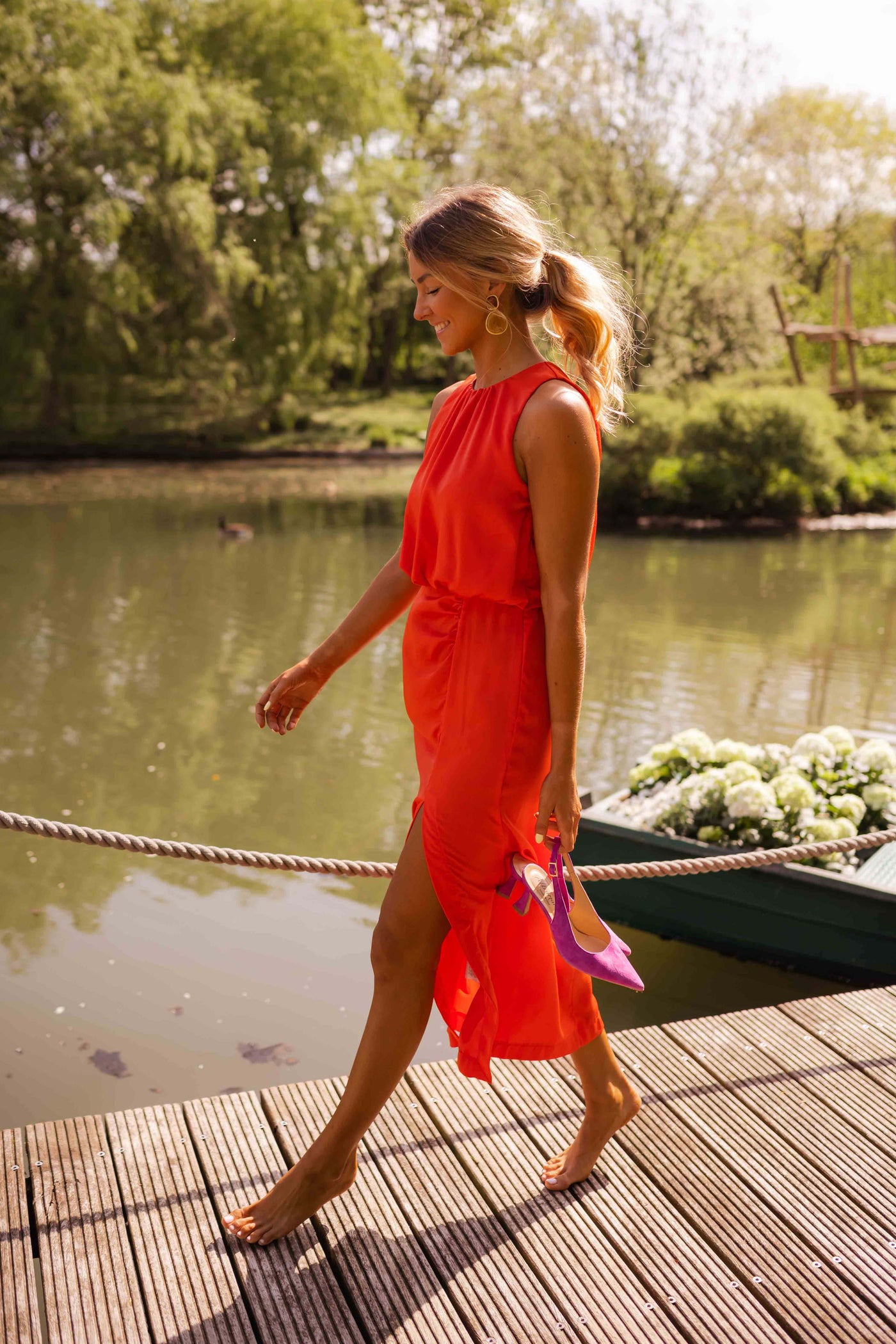 Elegant Summer Midi Dress