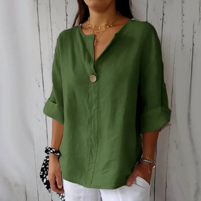 Linen Blouse - Venity Linen Top