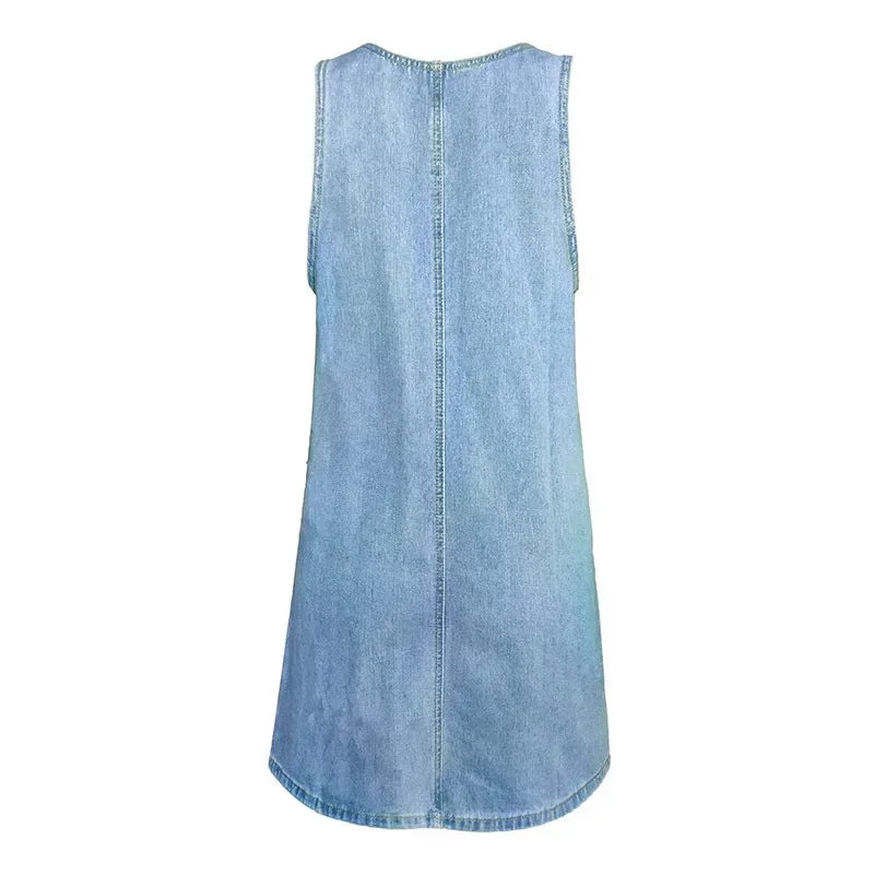 Sofia | Practical and Lightweight Denim Summer Dress