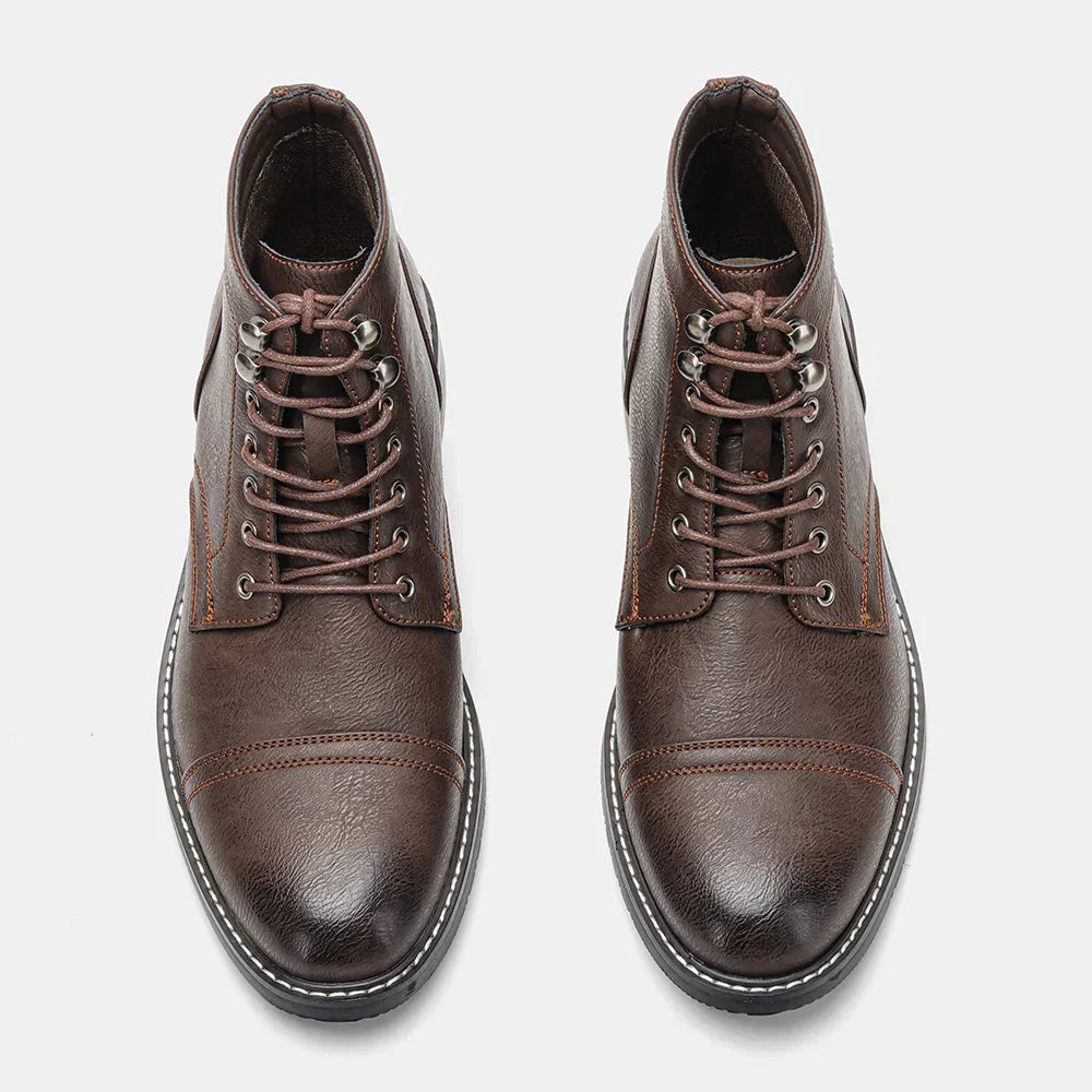 Keith | Botas Derby vintage con puntera