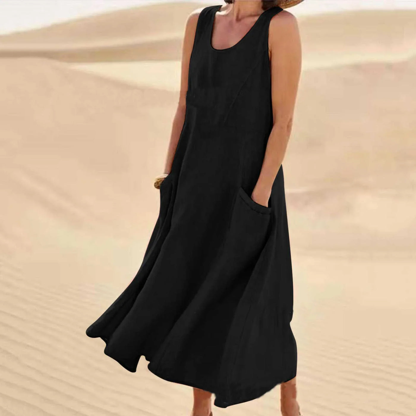 Linen Dress Isla – elegant linen dress