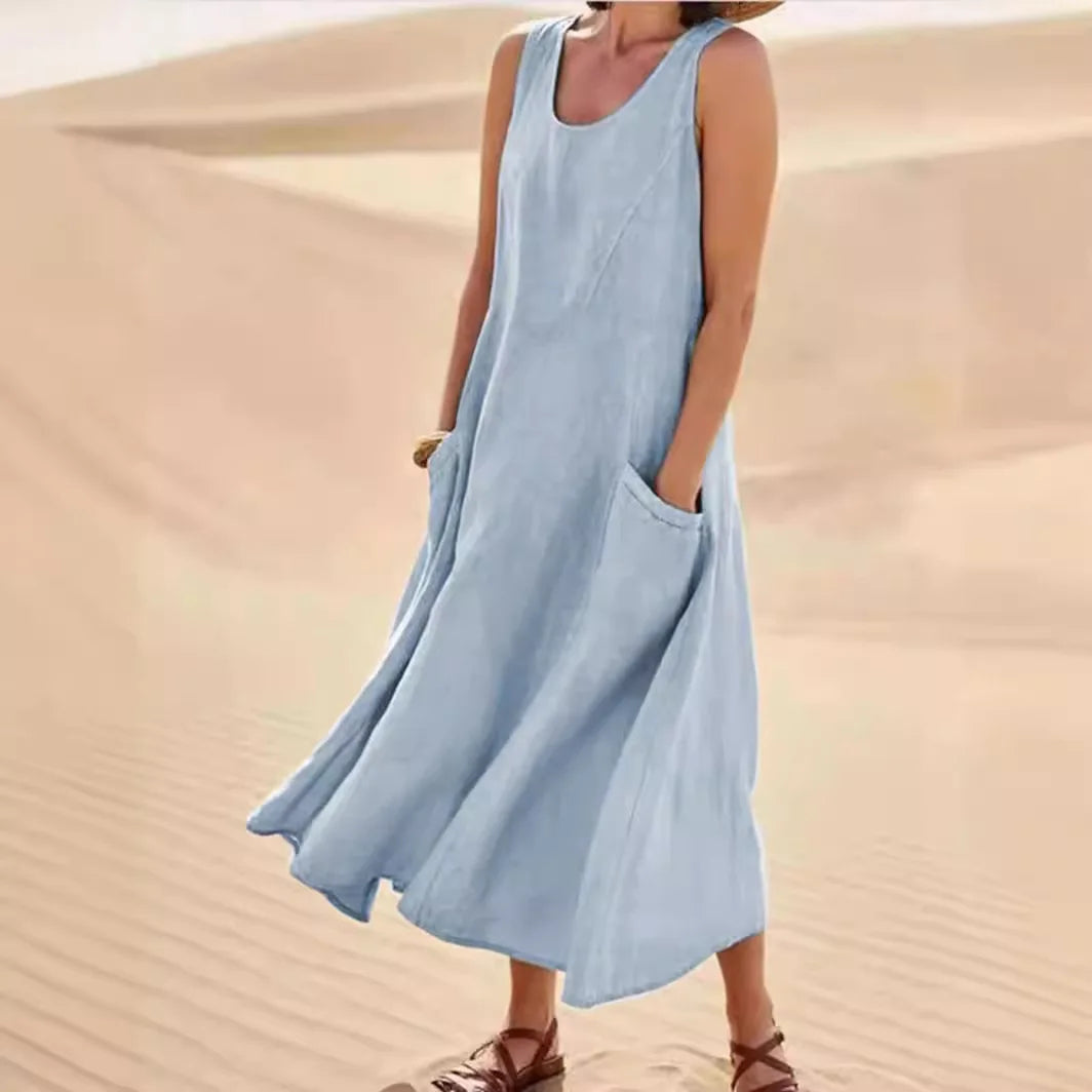 Linen Dress Isla – elegant linen dress