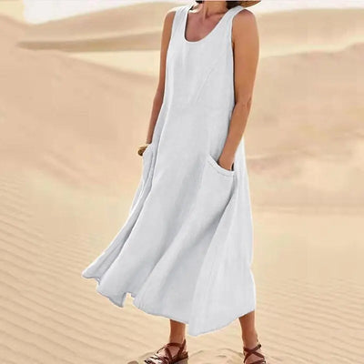 Linen Dress Isla – elegant linen dress