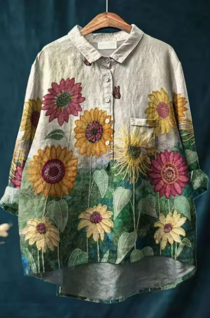 Sofia | Floral Shirt with Elegance