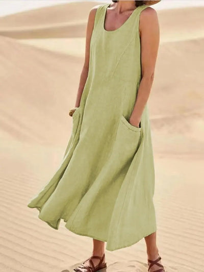 Linen Dress Isla – elegant linen dress