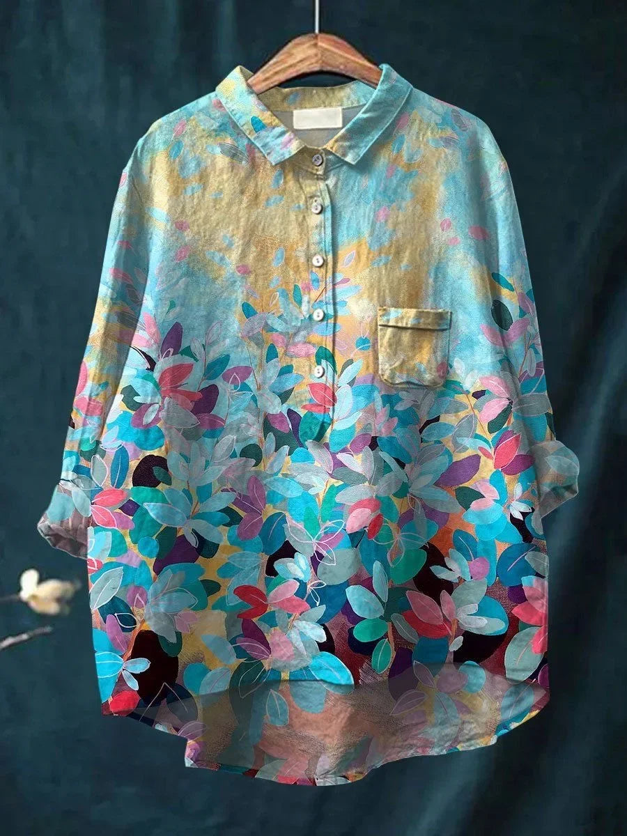Sofia  | Stylish Floral Shirt with Buttons