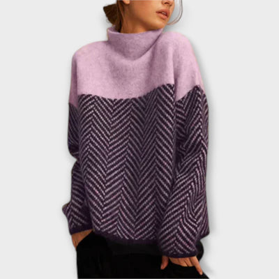 Maeve - Soft cashmere turtleneck sweater