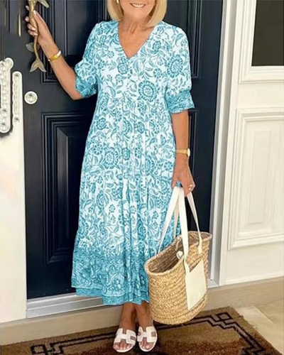 Nia | Elegant Summer Cotton Dress