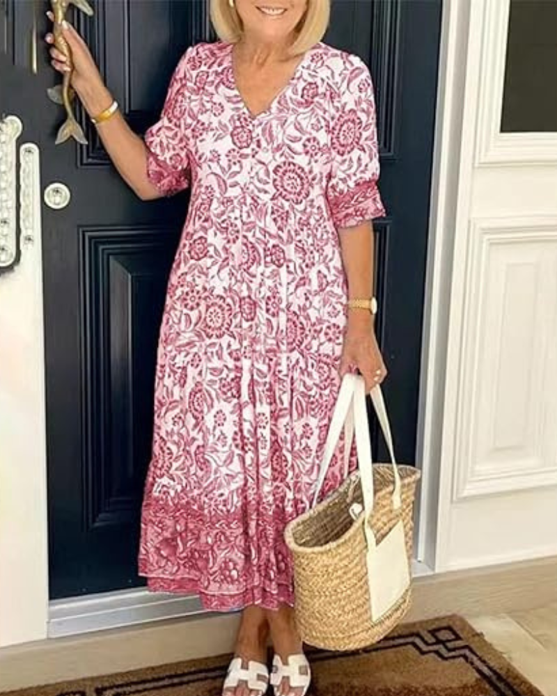 Nia | Elegant Summer Cotton Dress