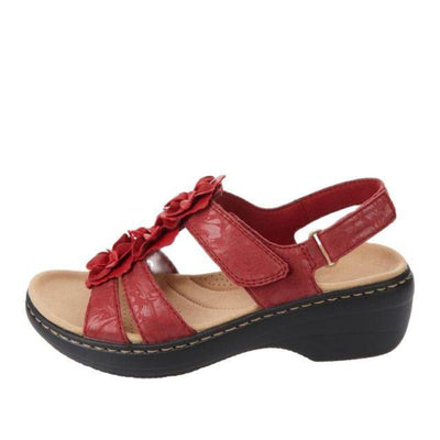 Burgundy Sandals - orthopedic