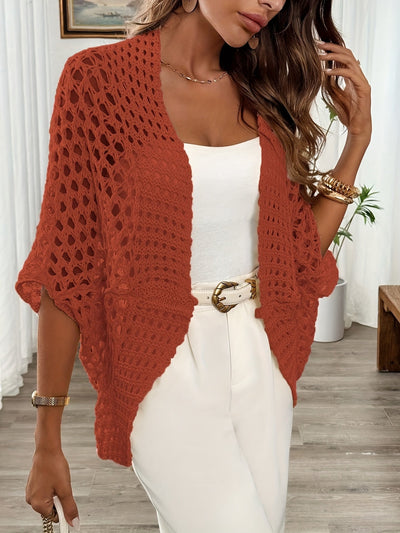 FLORIANA – OPEN KNITTED CARDIGAN