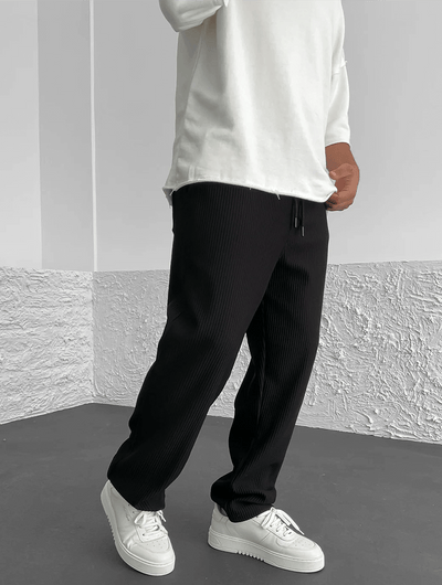 Milan - Casual Ribbed Trousers