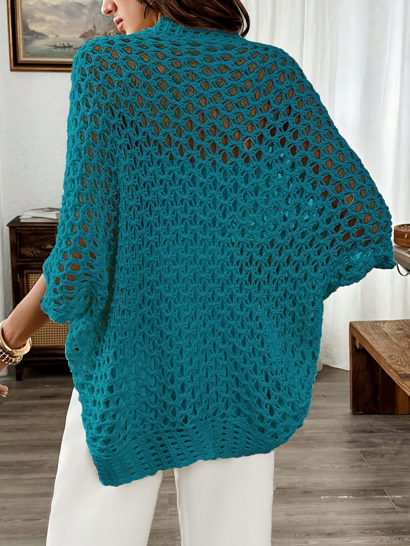 FLORIANA – OPEN KNITTED CARDIGAN