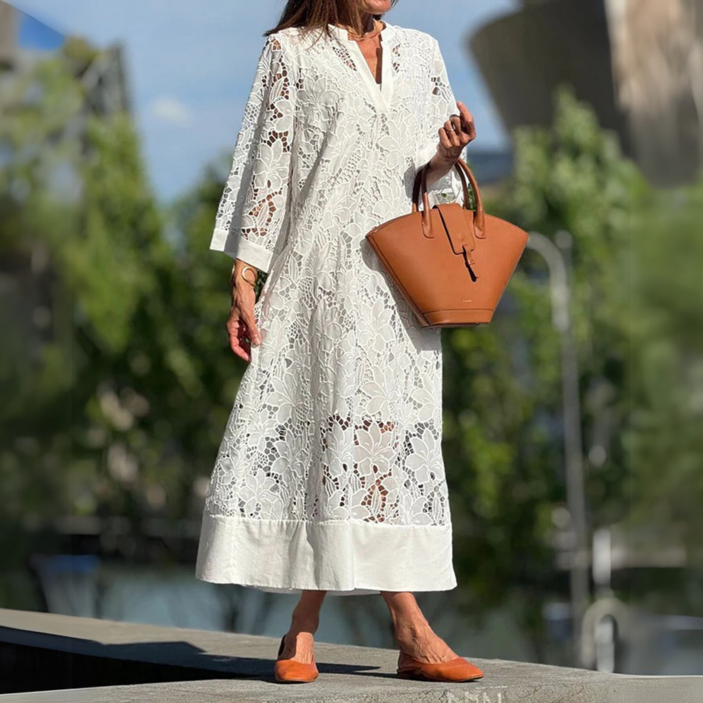 Juliette | Elegant Cotton Summer Dress