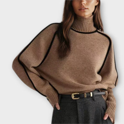 Emilie - Soft & elegant turtleneck sweater