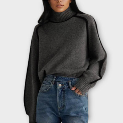 Emilie - Soft & elegant turtleneck sweater