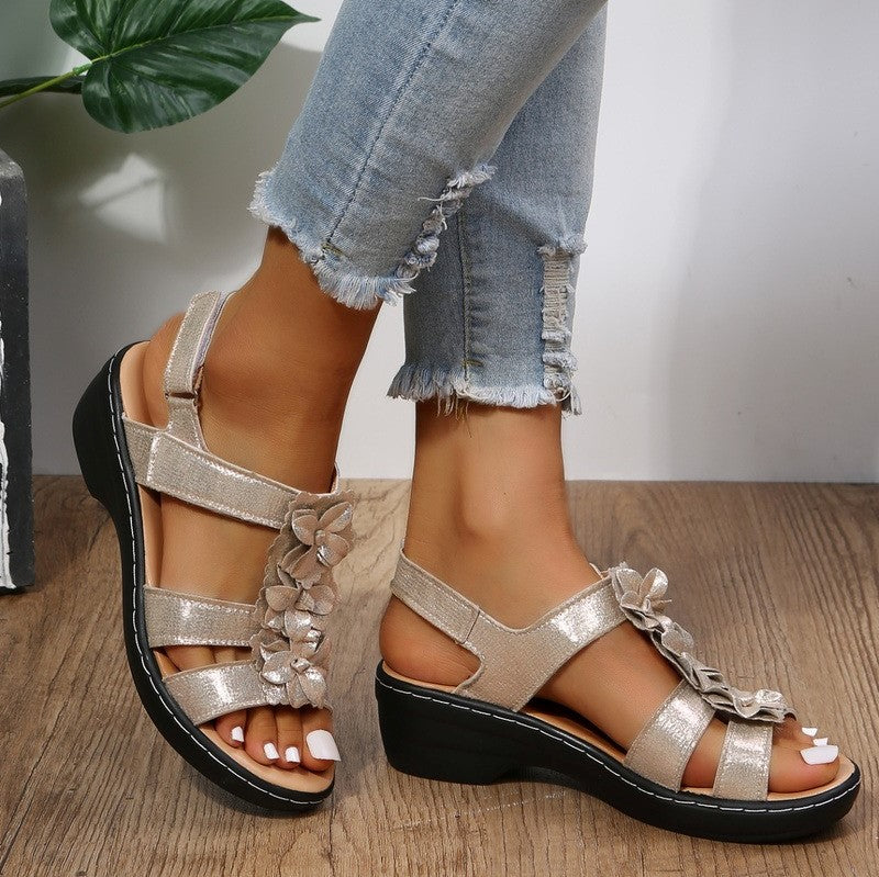 Burgundy Sandals - orthopedic
