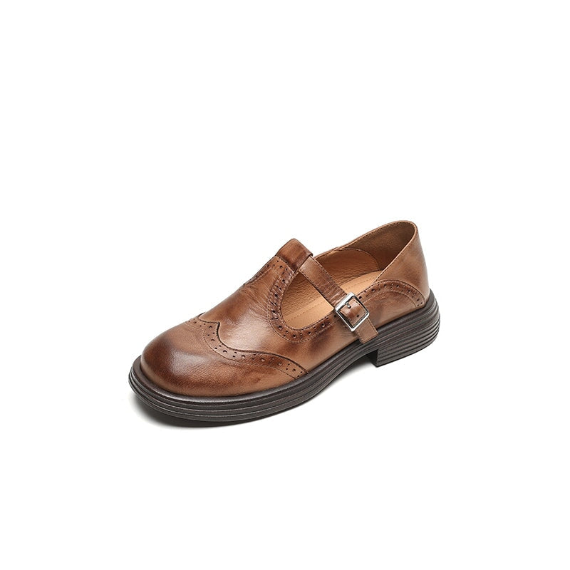 Éléonore / Elegant and Ultra Comfortable Leather Mary Janes