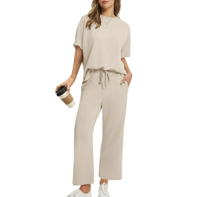 Women's Casual Top and Pants Set