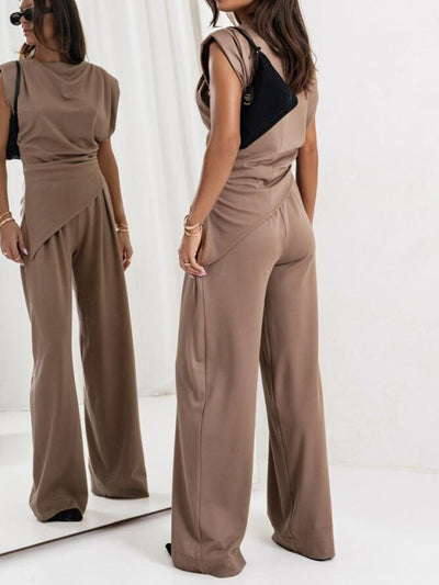 Eliza – Stylish Sleeveless Set