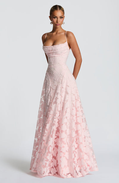 Francisa | Lace Corset Maxi Dress
