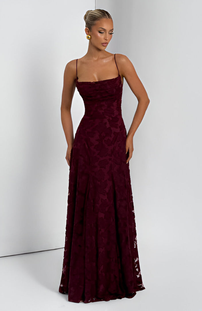 Francisa | Lace Corset Maxi Dress