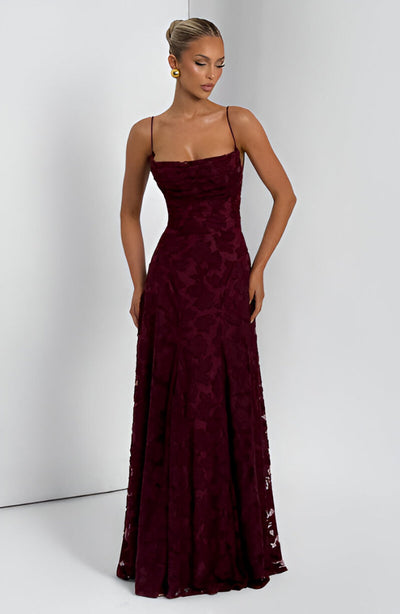 Francisa | Lace Corset Maxi Dress