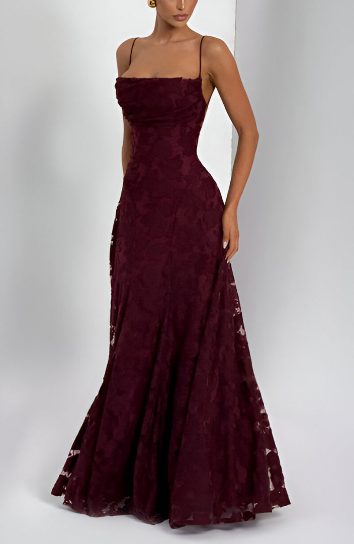 Francisa | Lace Corset Maxi Dress