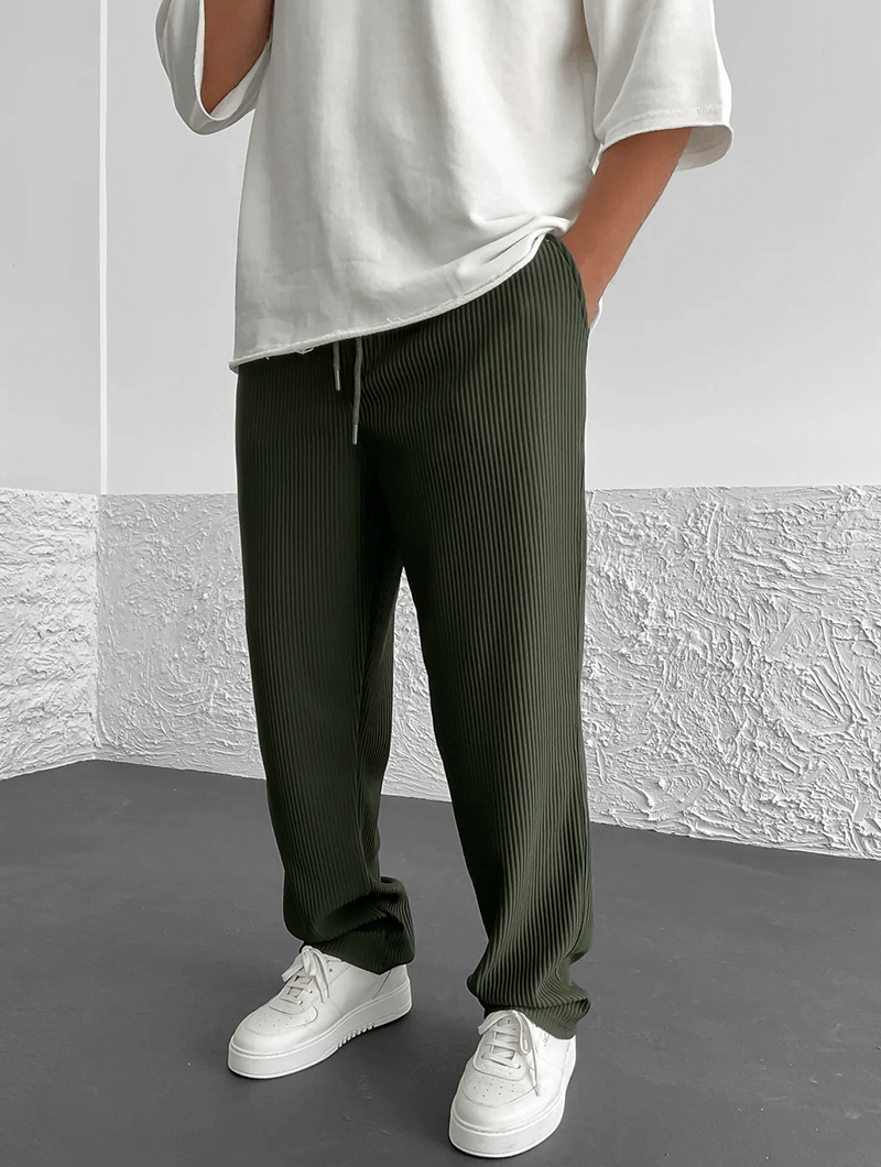 Milan - Pantalon côtelé décontracté