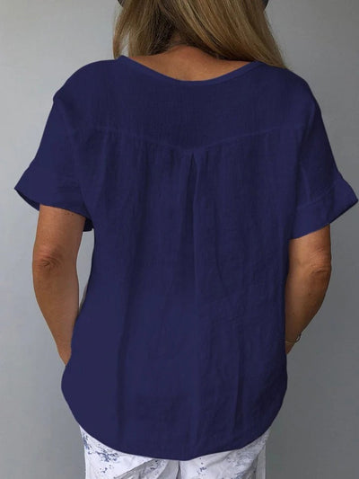 Illyria - Comfortable Cotton and Linen Top for Everyday Use
