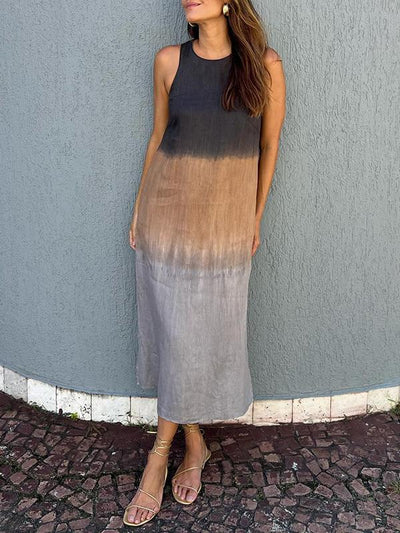 Aurelia | Elegant Dress with Natural Print