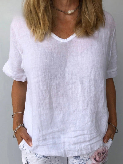 Illyria - Comfortable Cotton and Linen Top for Everyday Use