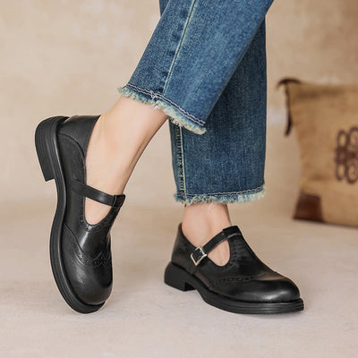 Éléonore / Elegant and Ultra Comfortable Leather Mary Janes