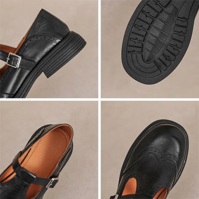 Éléonore / Elegant and Ultra Comfortable Leather Mary Janes