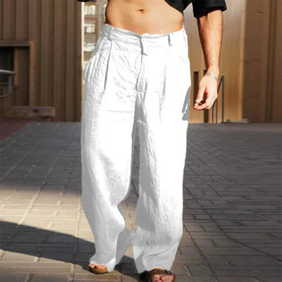 Salvero | Linen Pants with Wide Legs