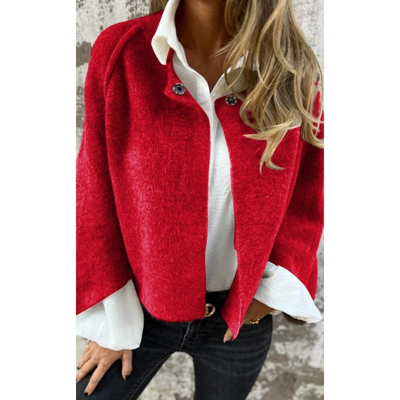 Elise - Short coat with chic flared sleeves